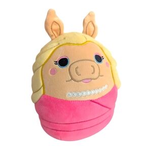 Squishmallows Disney The Muppets Miss Piggy 8" Stuffed Plush Preowned